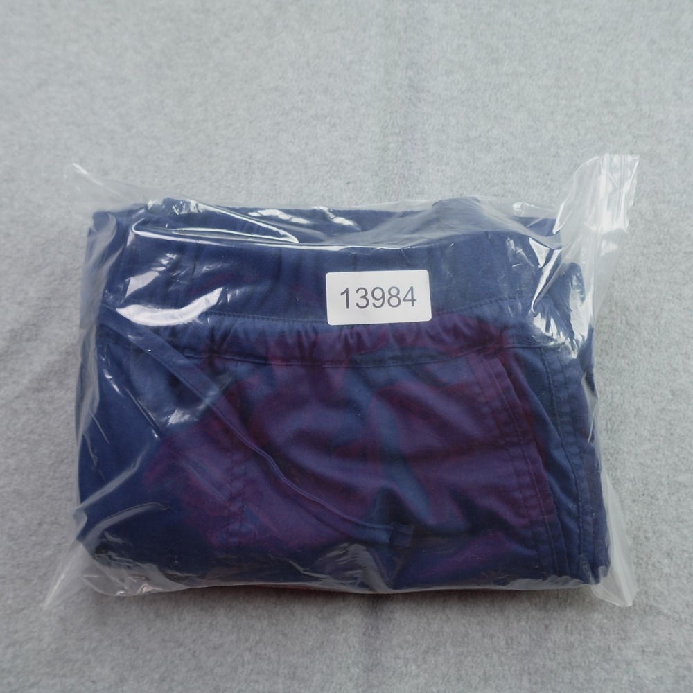 Cherokee Workwear Scrub Pants Womens Large Navy Blue Cargo Medical Lot of 2 - Picture 13 of 13